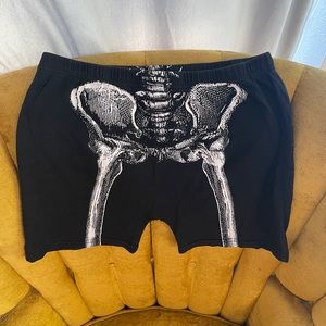 Spooky Skeleton Biker Shorts 💀 Dolls Kill